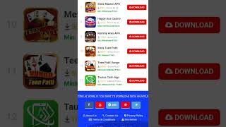 All New Rummy & Teenpatti Apps Links | New Rummy Earning App Today | Teenpatti Master | Rummy A1 screenshot 2