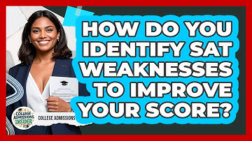 How Do You Identify SAT Weaknesses To Improve Your Score? - College Admissions Insider