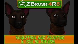 Sculpting A Stylized Dog In Zbrush Timelapse