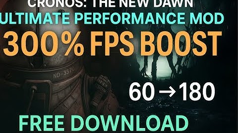 CRONOS: The New Dawn - ULTIMATE LAG FIX! 300% FPS BOOST + Frame Gen Mod (FREE DOWNLOAD)