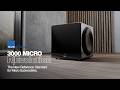 The challenge of designing a small subwoofer is balancing size...