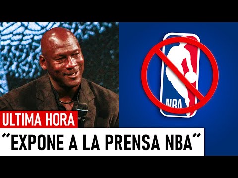 MICHAEL JORDAN EXPONE A LA PRENSA NBA