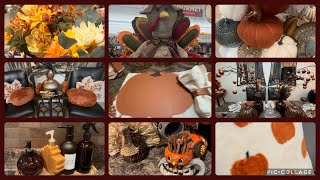 Homegoods Thanksgiving Decor!  Tablescape ideas &amp; more! Shop w me &amp; Home Tour!