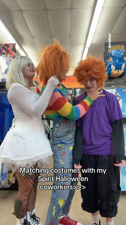 Happy family 🔪 #Chucky #cosplay #makeup #horror #halloween #spirithalloween #spooky