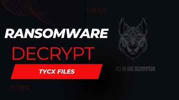 .tycx files decrypted| How to decrypt .tycx ransomware virus affected   ile