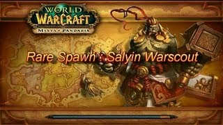 WoW MOP RARE SPAWN SALYIN WARSCOUT - Valley of the four winds