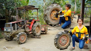 Restore and maintain damaged tractors. restore old tractor to new | blacksmith girl