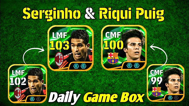 Serginho 103 & Riqui Puig 100 Training efootball 2025✨|| Daily Game Serginho, Riqui Puig efootball
