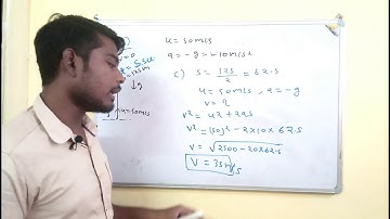 HCV || Chapter 3 || Rest and Motion : Kinematics || Q. 23) solution || (by Tameshwar Sahu)