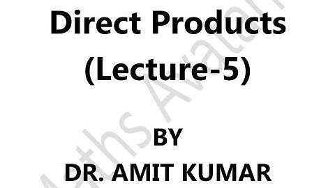 H and K are normal subgroups of G=H×K such that G/H≡K and G/K≡H