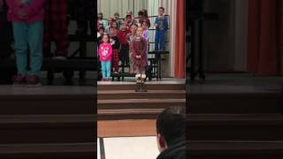 arden road christmas program 2016 {paisley's part}