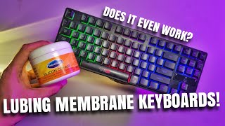 How to Lube a Membrane Keyboard Ft. Amkette EvoFox FireBlade screenshot 3
