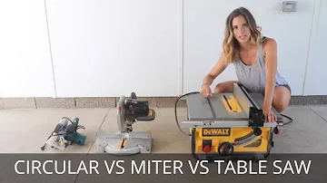 Is a table saw and chop saw the same thing?