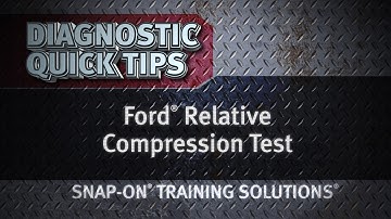 Diagnostic Quick Tips - Ford Relative Compression Test