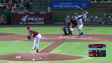 SD@ARI: Miller whiffs Upton Jr. for his first K