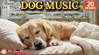 20 HOURS of Dog Calming Music🐶🎵Soothing Dog Music for Separation Anxiety🐶💖Deep Sleep Music for Dogs