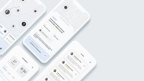 (Timelapse) - Application Design with Adobe XD