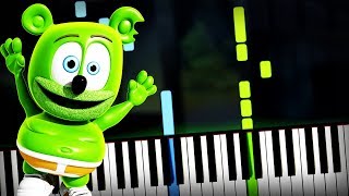 The Gummy Bear Song Piano Tutorial (Sheet Music + midi) Synthesia cover
