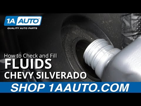 How to Check and Fill Fluids 14-19 Chevy Silverado