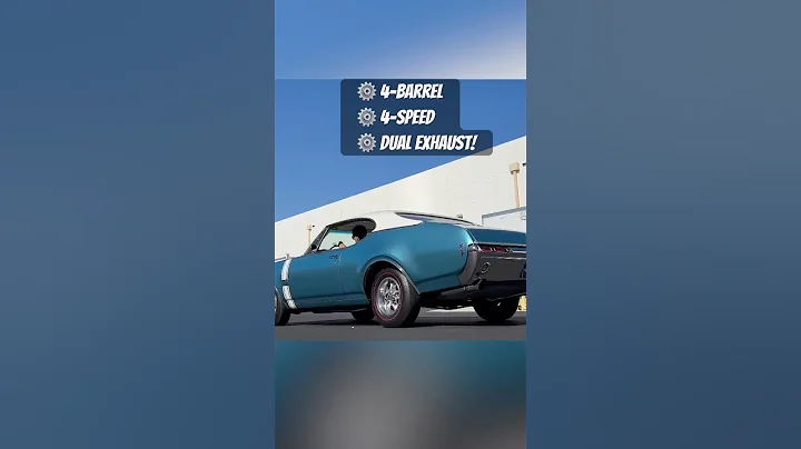 The 1968 Oldsmobile 442 came standard with a 400 cubic-inch V8 engine! #Oldsmobile #FindYours