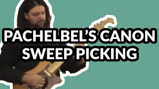 Pachelbels Canon Rock With Yngwie Malmsteen Style Sweep Picking