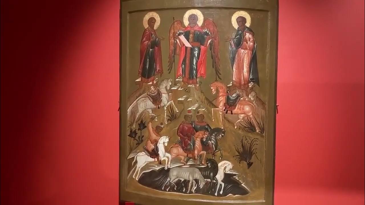 Икона "Чудо о Флоре и Лавре" конца XVI века. Музей имени Андрея Рублева ...