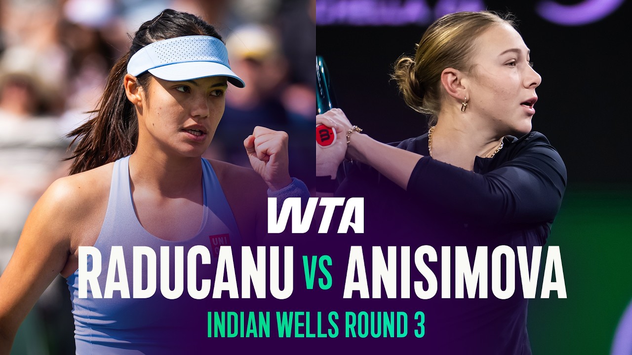 Эмма Радукану против Аманды Анисимовой | 3-й раунд турнира в Индиан-Уэллсе 2026 | Обзор матча WTA