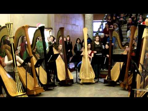 Eastman Harp Ensemble - Holiday Sing 2010