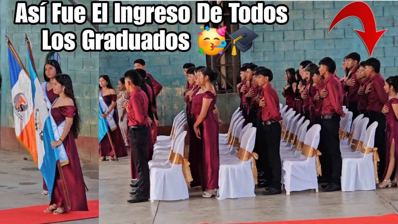 Todos Ingresaron Ala Gran Graduación, Axel sw Puso Muy Nervioso 😱