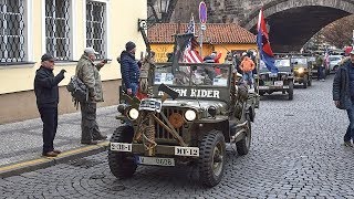 Novoroční jízda Old Car Rangers Praha 4.1.2020