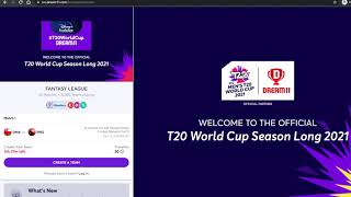 HOW TO CREATE FANTASY LEAGUE | ICC T20 WORLD CUP 2021 | DREAM 11 | T20 WORLD CUP SEASON LONG 2021