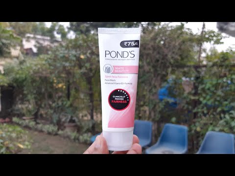 Ponds white beauty spotless fairness facewash review, best face wash for oily skin