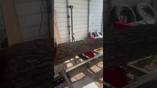 New winch to load logs! #sawmill #customtrailer #sawmilllife
