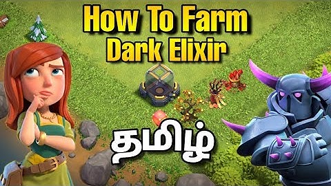 Dark Elixir Farming easily |  Clash of clans Tamil | Thunder knightz.