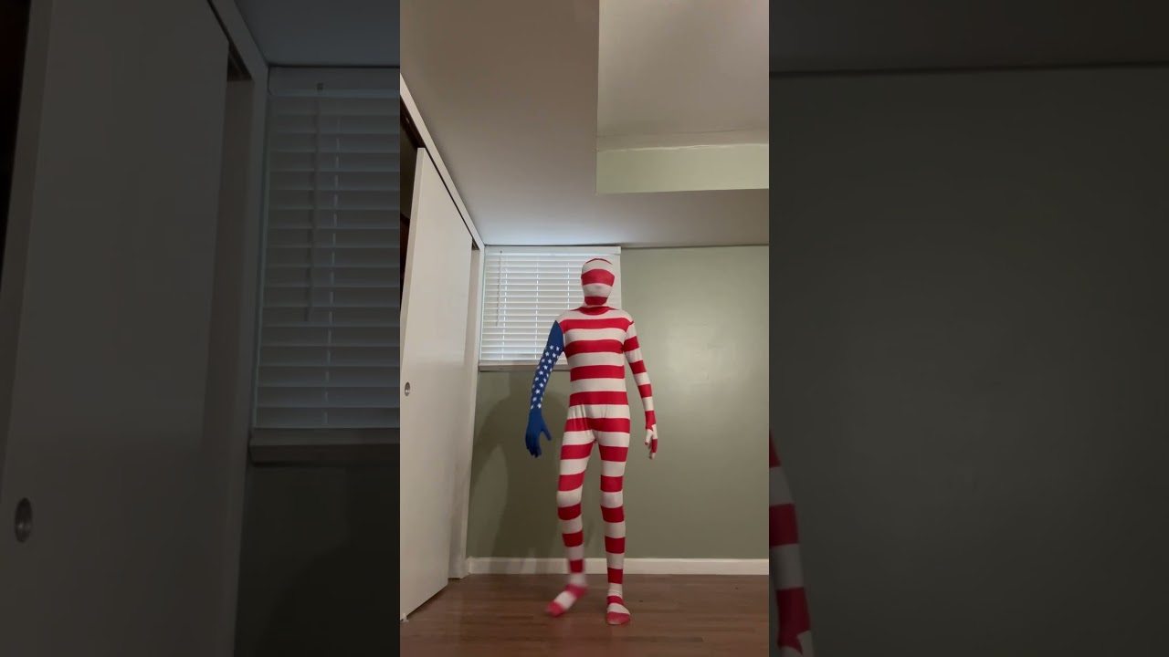 New American Flag Man Morphsuit Showcase