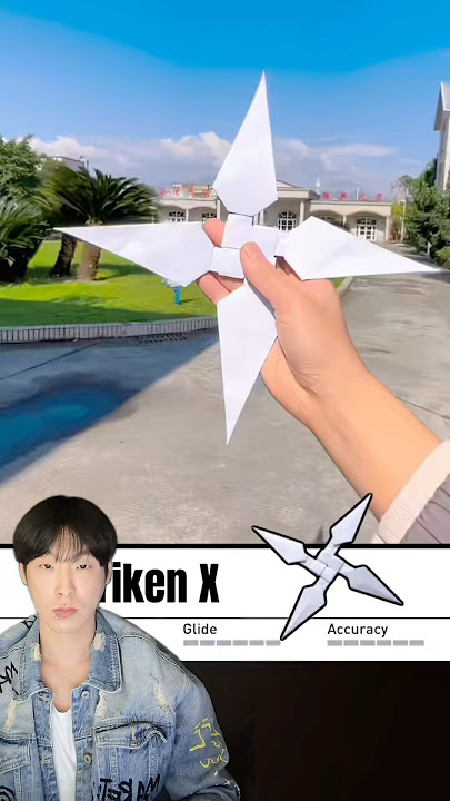 naruto kunai shuriken paper tutorial #diy #viral #shortsfeed