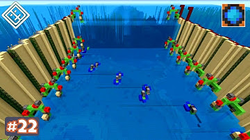 The Blockheads Drain the ocean monument! Blockheads Episode 23 a Minecraft Survival Series