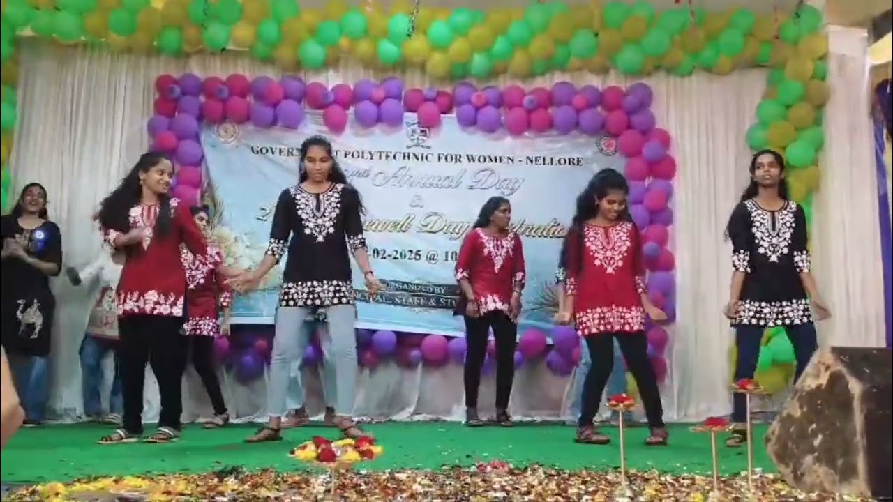Women's polytechnic Nellore/farewell day