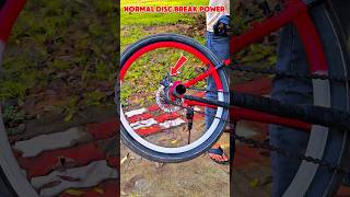 NORMAL DISC BREAK POWER #stunt #viral #cyclestunt #mtb #break ##shorts #shortsfeed #viralvideo #yt