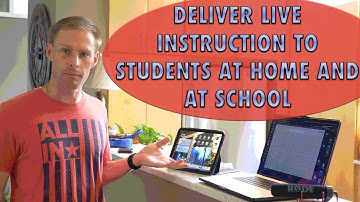 How to teach virtual and in person at the same time