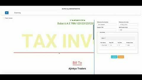 Document Processing Automation - Invoice Scanning Demo