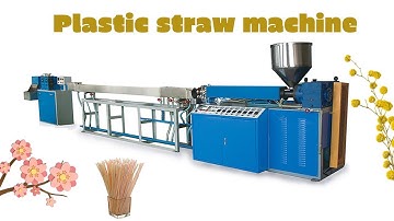 Twisted 2 Colors Plastic Straw Extrusion Machine