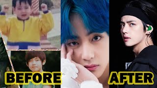 BTS V - Kim Tae-hyung Before and After