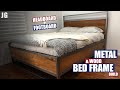 Metal & Wood Bed Frame Build | JIMBO'S GARAGE