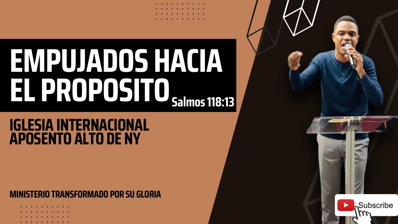 EMPUJADOS HACIA EL PROPOSITO ///Iglesia Aposento alto de New York  #god #nyc #church #viral #jesus