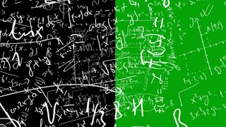 Math Equations Green Screen Calculation Effects, floating maths problems green screen video FreeGfx