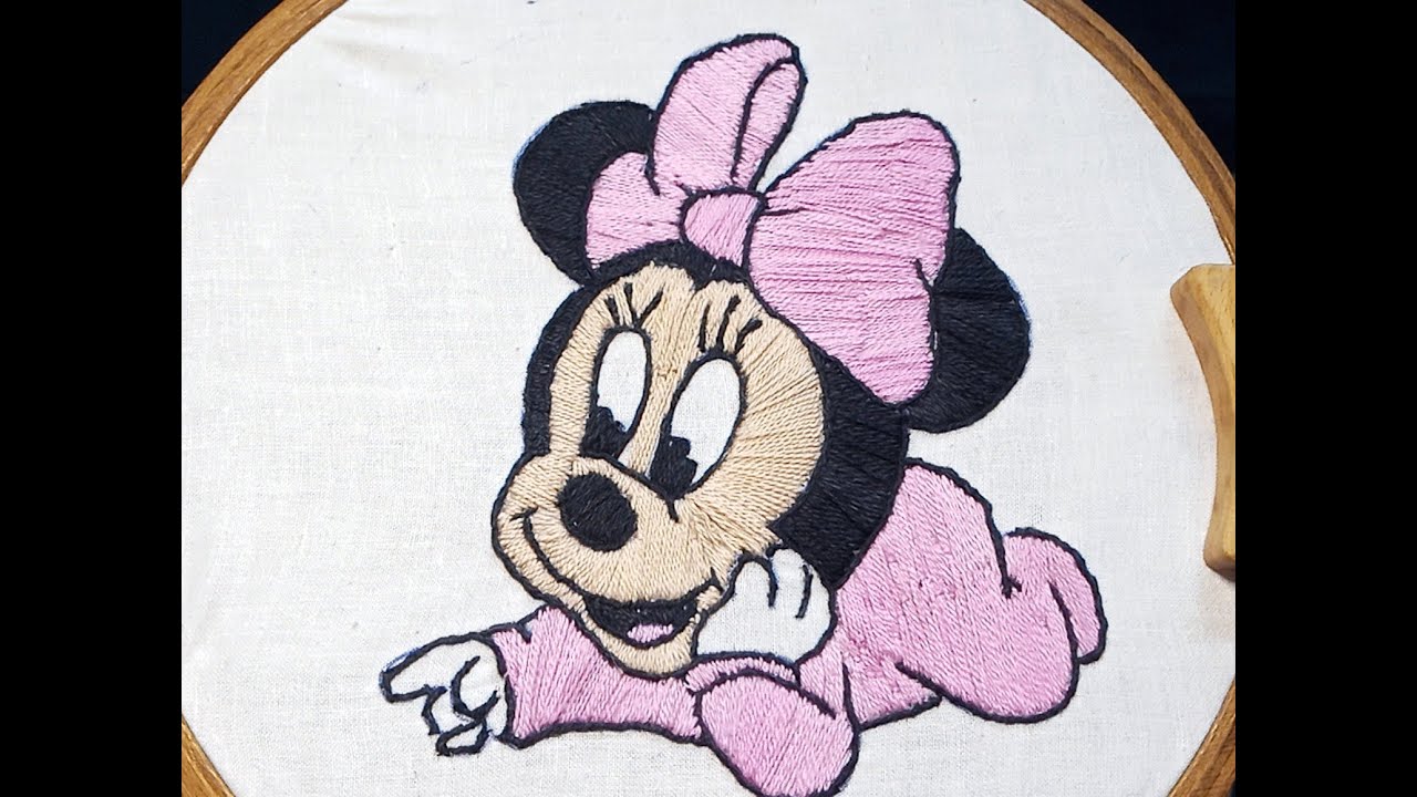 R. Embroidery Art\ New Minnie Mouse embroidery