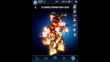 THIS IS THE BEST SKIN YET FNAF AR Special delivery flaming Springtrap full animation cycle