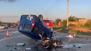 17.05.2024г - «Удар запредельной силы». Мотоциклист и водитель автомобиля погибли в ДТП в Крыму.