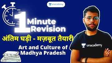 Last-minute Revision MPPSC Prelims 2020 | One-minute Revision Series | MP art & Culture Trick-3